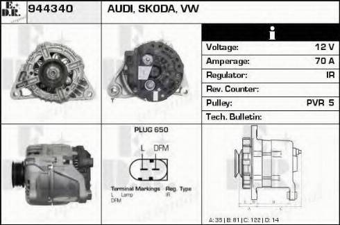 EDR 944340 - Alternator furqanavto.az