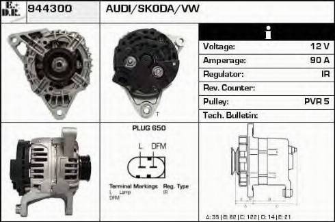 EDR 944300 - Alternator furqanavto.az