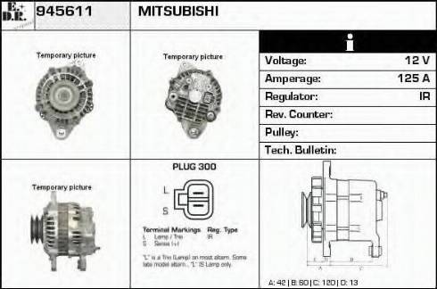 EDR 945611 - Alternator furqanavto.az