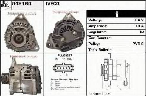 EDR 945160 - Alternator furqanavto.az