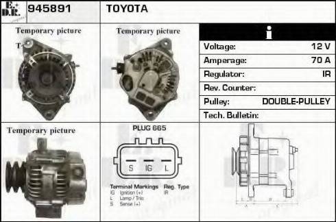 EDR 945891 - Alternator furqanavto.az