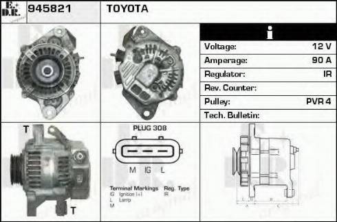 EDR 945821 - Alternator furqanavto.az