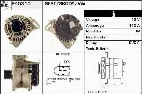 EDR 945310 - Alternator furqanavto.az