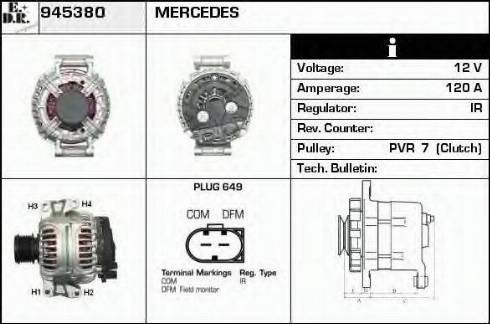 EDR 945380 - Alternator furqanavto.az