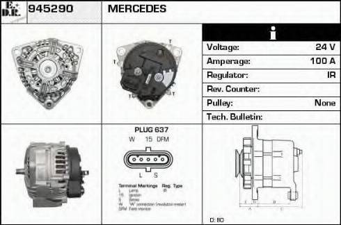 EDR 945290 - Alternator furqanavto.az