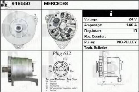 EDR 946550 - Alternator furqanavto.az