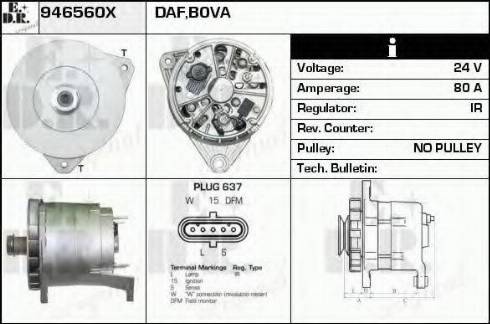 EDR 946560X - Alternator furqanavto.az