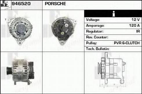 EDR 946520 - Alternator furqanavto.az