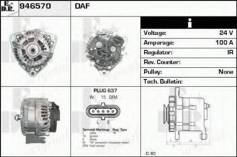 EDR 946570 - Alternator furqanavto.az