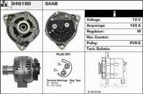 EDR 946190 - Alternator furqanavto.az