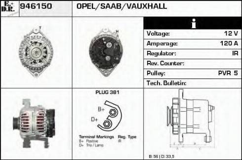 EDR 946150 - Alternator furqanavto.az