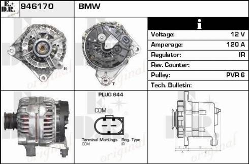 EDR 946170 - Alternator furqanavto.az