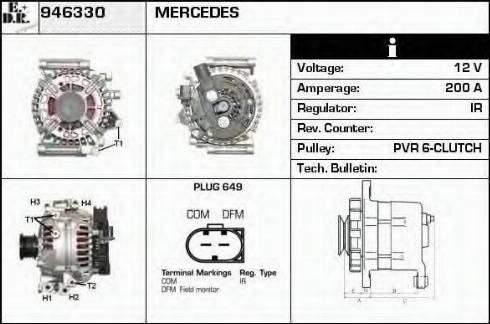 EDR 946330 - Alternator furqanavto.az