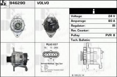 EDR 946290 - Alternator furqanavto.az