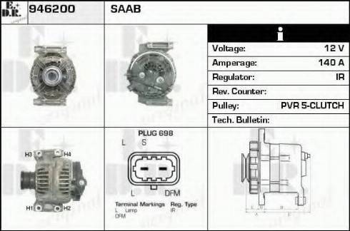 EDR 946200 - Alternator furqanavto.az