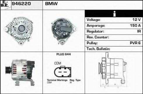 EDR 946220 - Alternator furqanavto.az