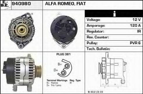 EDR 940980 - Alternator furqanavto.az