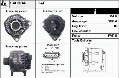 EDR 940004 - Alternator furqanavto.az