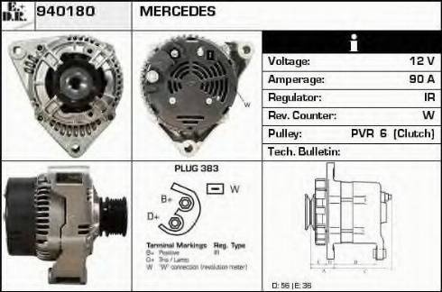 EDR 940180 - Alternator furqanavto.az