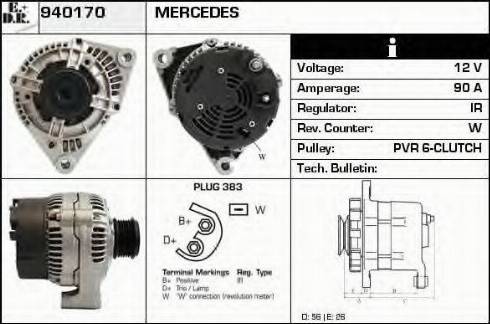 EDR 940170 - Alternator furqanavto.az