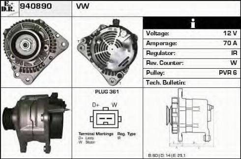 EDR 940890 - Alternator furqanavto.az