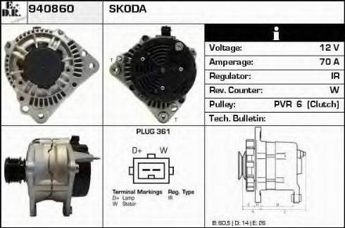 EDR 940860 - Alternator furqanavto.az