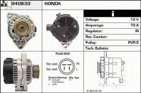 EDR 940830 - Alternator furqanavto.az