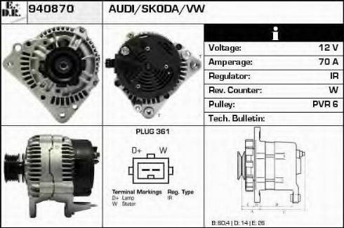 EDR 940870 - Alternator furqanavto.az