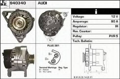 EDR 940340 - Alternator furqanavto.az