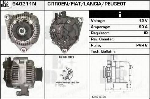 EDR 940211N - Alternator furqanavto.az