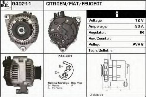 EDR 940211 - Alternator furqanavto.az