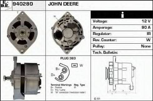 EDR 940280 - Alternator furqanavto.az