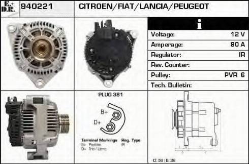 EDR 940221 - Alternator furqanavto.az