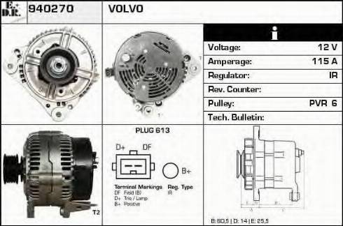 EDR 940270 - Alternator furqanavto.az