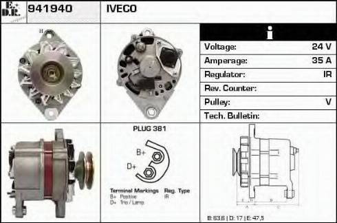 EDR 941940 - Alternator furqanavto.az