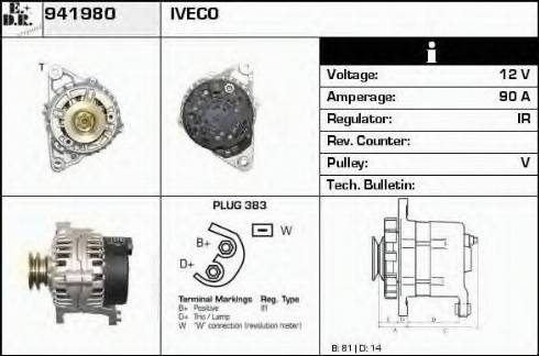 EDR 941980 - Alternator furqanavto.az