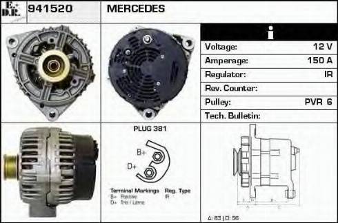 EDR 941520 - Alternator furqanavto.az