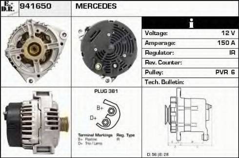 EDR 941650 - Alternator furqanavto.az