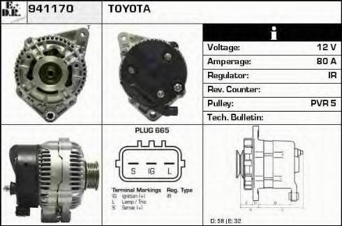 EDR 941170 - Alternator furqanavto.az