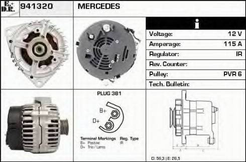 EDR 941320 - Alternator furqanavto.az