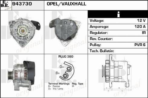 EDR 943730 - Alternator furqanavto.az