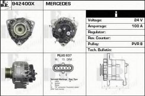 EDR 942400X - Alternator furqanavto.az