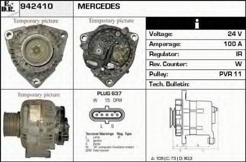 EDR 942410 - Alternator furqanavto.az