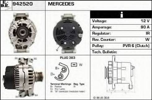 EDR 942520 - Alternator furqanavto.az