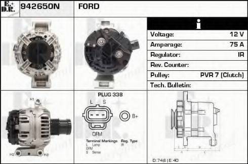 EDR 942650N - Alternator furqanavto.az