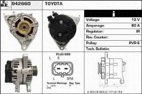 EDR 942660 - Alternator furqanavto.az