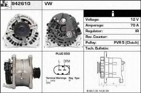 EDR 942610 - Alternator furqanavto.az