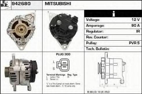 EDR 942680 - Alternator furqanavto.az