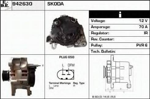 EDR 942630 - Alternator furqanavto.az