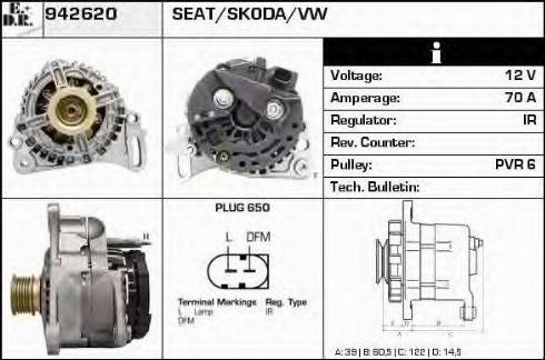 EDR 942620 - Alternator furqanavto.az